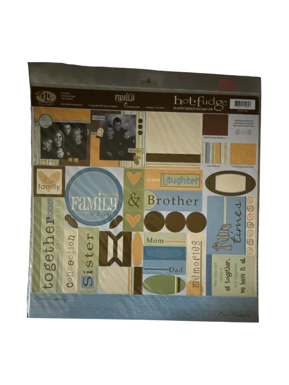 2006 Top Line Creations 31034 Family Scrapbook Layout